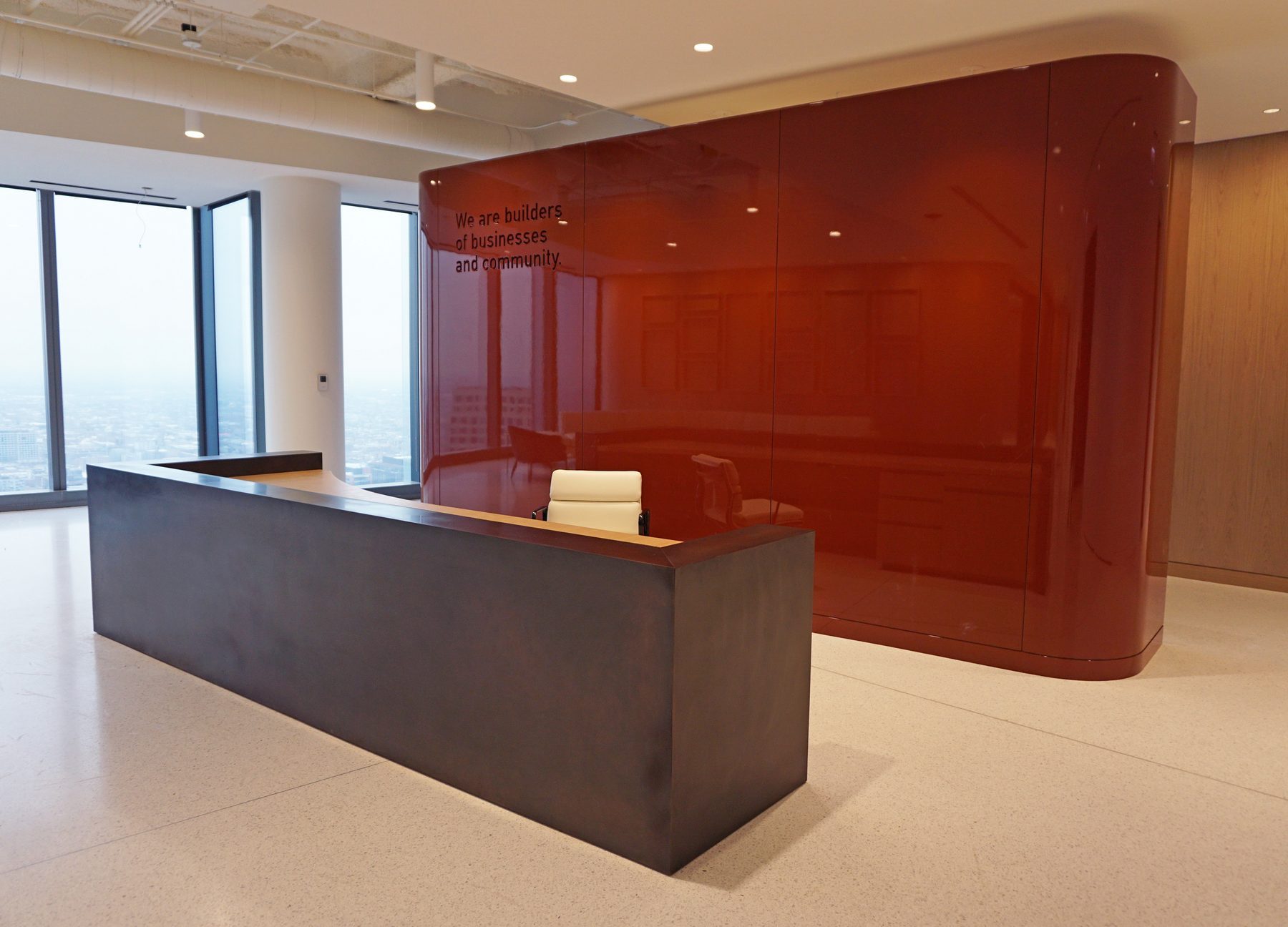 Pritzker Group Reception Desk