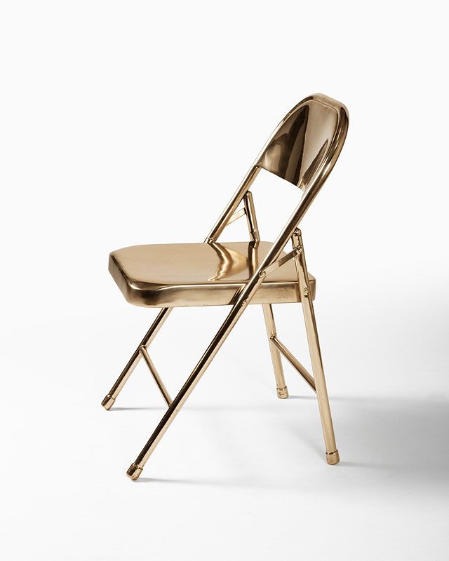 Solid Cast Bronze Unfolding Chair