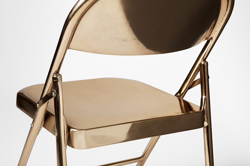 Solid Cast Bronze Unfolding Chair