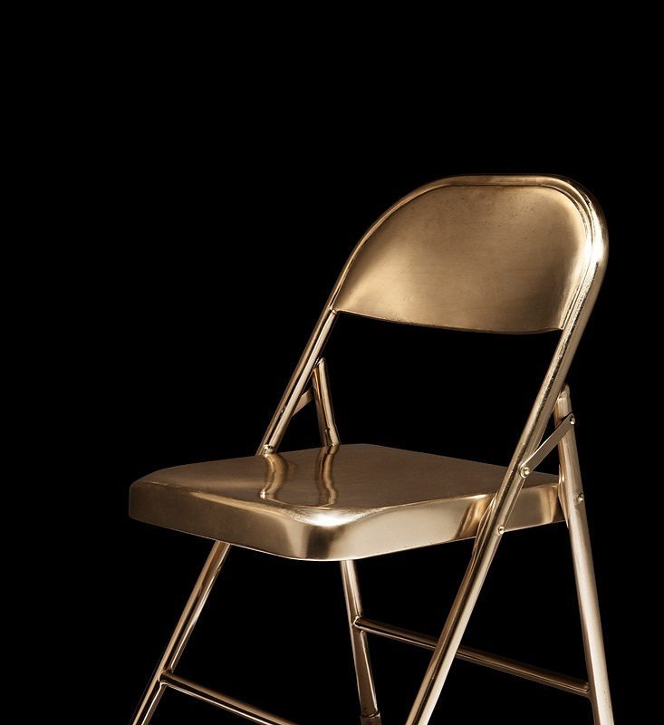 Solid Cast Bronze Unfolding Chair